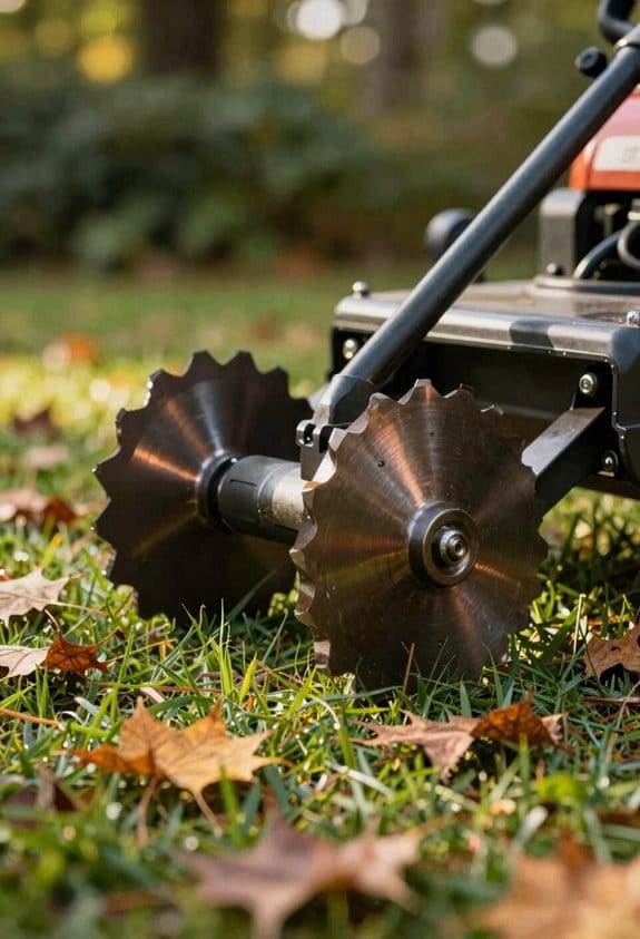 How the Lymow One Plus Cyclone Airflow System Handles Both Grass and Fallen Leaves 2 6000 rpm dual blade cyclone