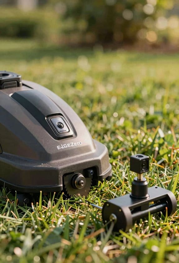 What "EdgeZero" Cutting Technology Is and How It Eliminates Manual Edging After Robot Mowing 2 adaptive ultrasonic guided blade system