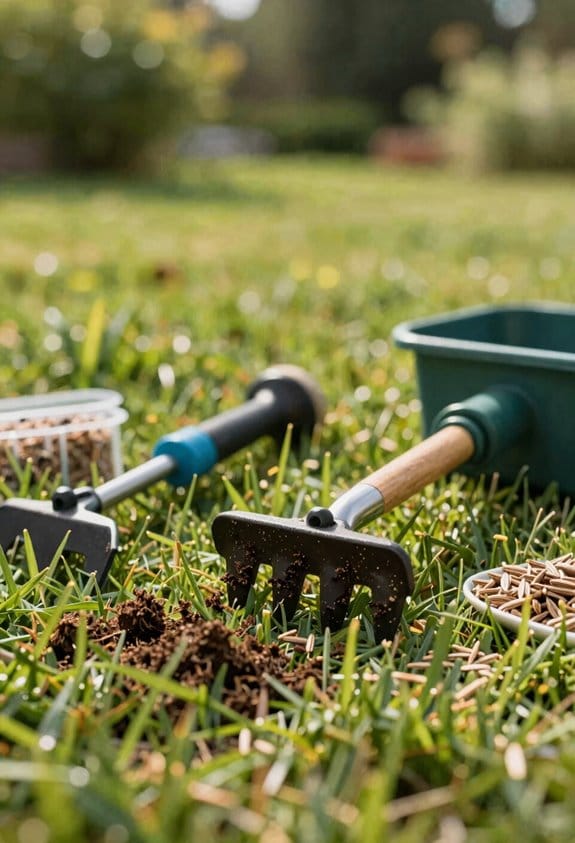 What a Seasonal Lawn Care Calendar Looks Like by U.S. Climate Region in [year 3 aerate overseed test soil