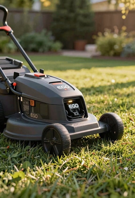 automatic mower returns at 15