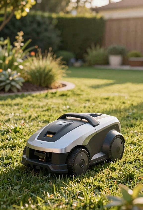 centimeter accurate wire free mowing