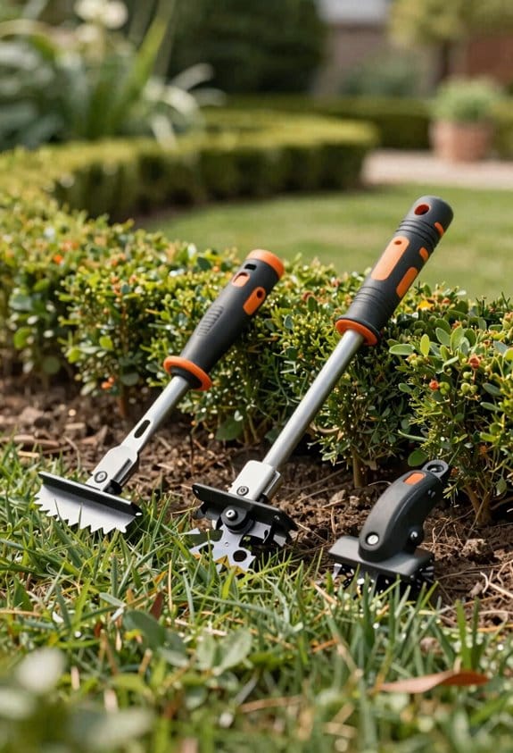 choose appropriate edging tool