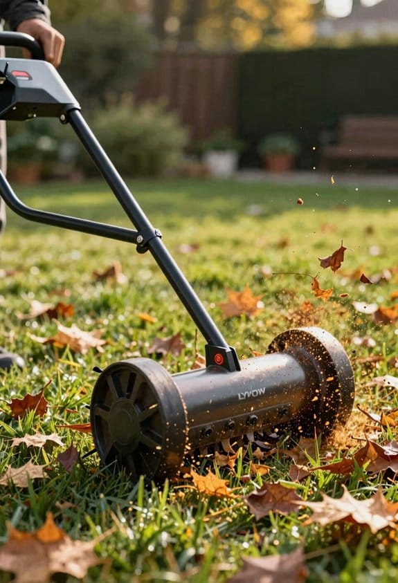 How the Lymow One Plus Cyclone Airflow System Handles Both Grass and Fallen Leaves 1 cyclone mulching produces ultra fine