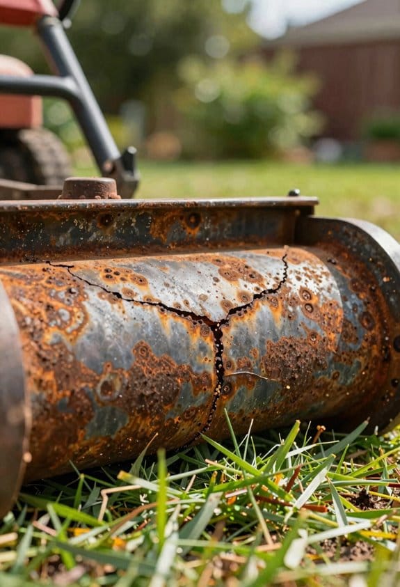 detect tiny rust induced cracks