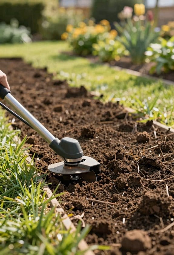 edge when soil damp