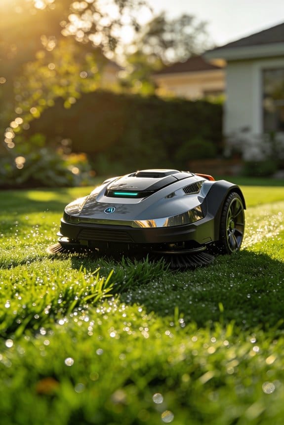 half of mowers automated
