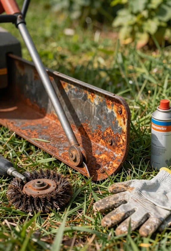 inspect clean sand repaint
