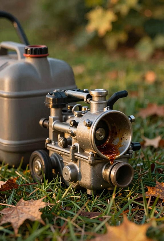 Why Storing a Gas Mower With a Full Tank Over Winter Causes Carburetor Problems 1 let carburetor breathe half full