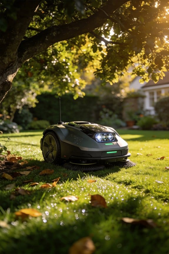 lidar only mowing under canopy