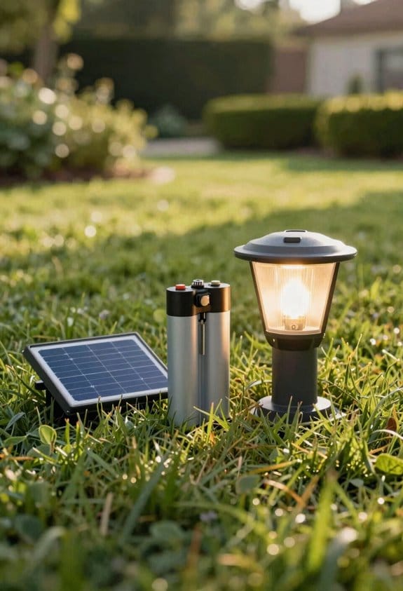 long lasting lithium garden lights