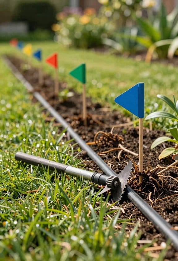 mark roots and irrigation