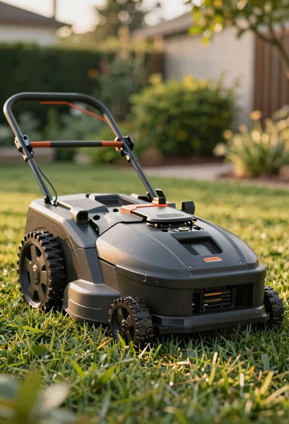 multi zone sensor switching mower