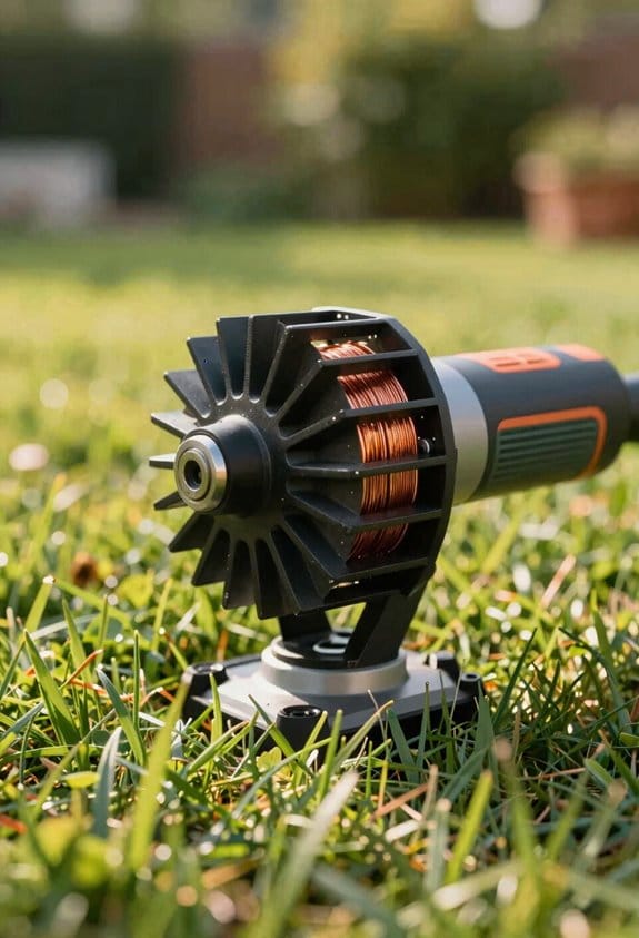 outer rotor improves thermal management
