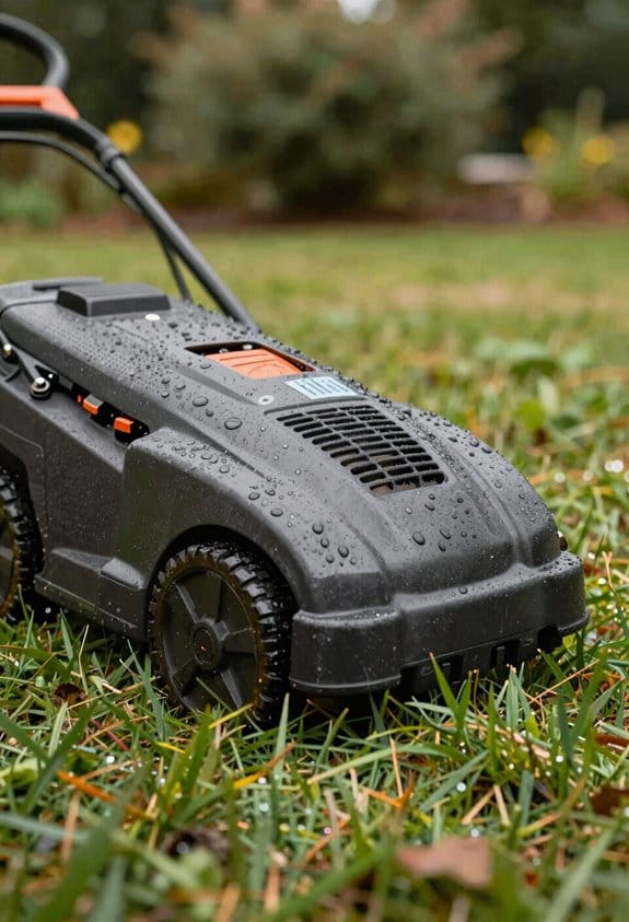 What IPX6 Water Resistance in a Robot Mower Means and What Rain Conditions It Can Handle 1 steady 100 l min jet