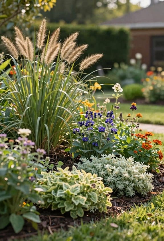 three tier pollinator garden layers