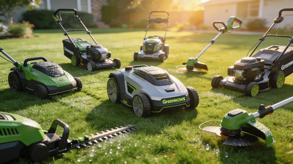 top greenworks lawn mowers