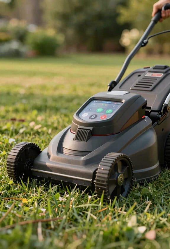 voice alerts for mower