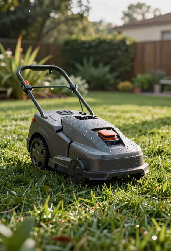 wet grass triggers humidity pause